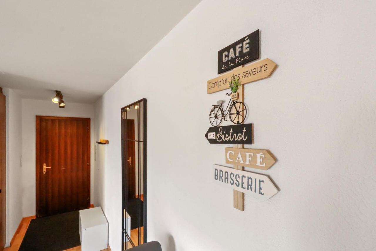 Logement Chaleureux Au Coeur De La Station Crans-Montana Exterior foto